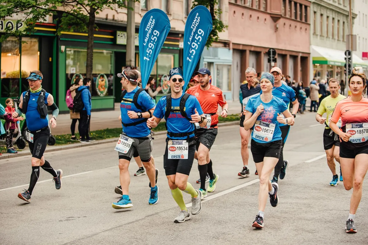 Kevin beim Vienna City Marathon 2022