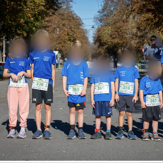 Kinder beim Kinderlauf von Alfreds Lauf im Prater