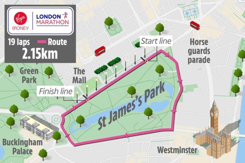 London-Marathon-2020-Map